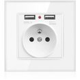 thumbnail image 1 of Prise Européenne avec Double Panneau USB, 1 of 2