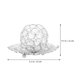 thumbnail image 2 of unbranded Soporte Para Velas De Metal Plateado Con Para De, 2 of 8