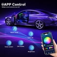 thumbnail image 4 of Tira de luces LED para auto MAODANER 175 pulgadas RGB 6 en 1 con control por app, 4 of 7