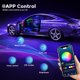 thumbnail image 4 of Tira de luces LED para auto MAODANER 175 pulgadas RGB 6 en 1 con control por app, 4 of 7