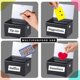 thumbnail image 5 of Donation Box with Lock - Acrylic Suggestion Box with Slot, Ballot Lock Box with Sign Holder for Raffle, Voting, 5 of 5