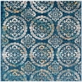 thumbnail image 6 of SAFAVIEH Evoke Easton Damask Area Rug, Navy/Creme, 6'7" x 6'7" Round, 6 of 7