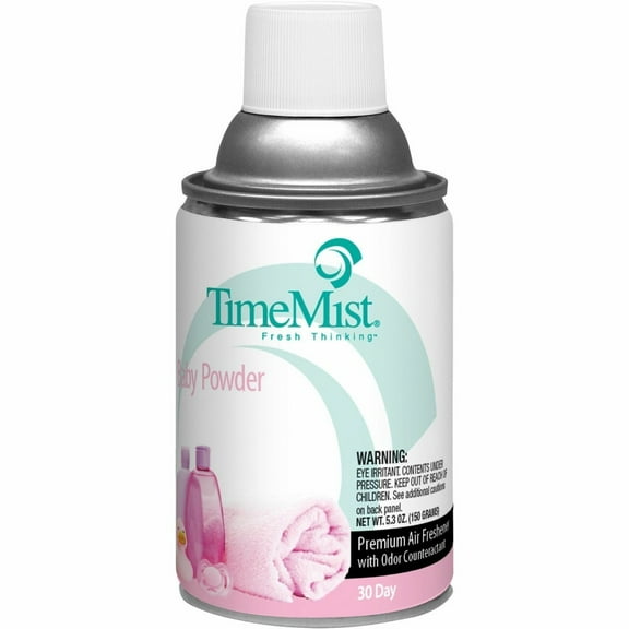 TimeMist 332512TMCT 5.3 oz. Metered Baby Powder Fragrance Dispenser Refills