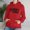 Red, variant on Music Low Brass Player Bass Clef Hoodie