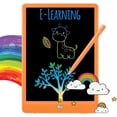 thumbnail image 1 of DAMAIE 10 Inch LCD Writing Tablet 9.8*6.8in Colorful Screen Pressure Technology Orange, 1 of 7