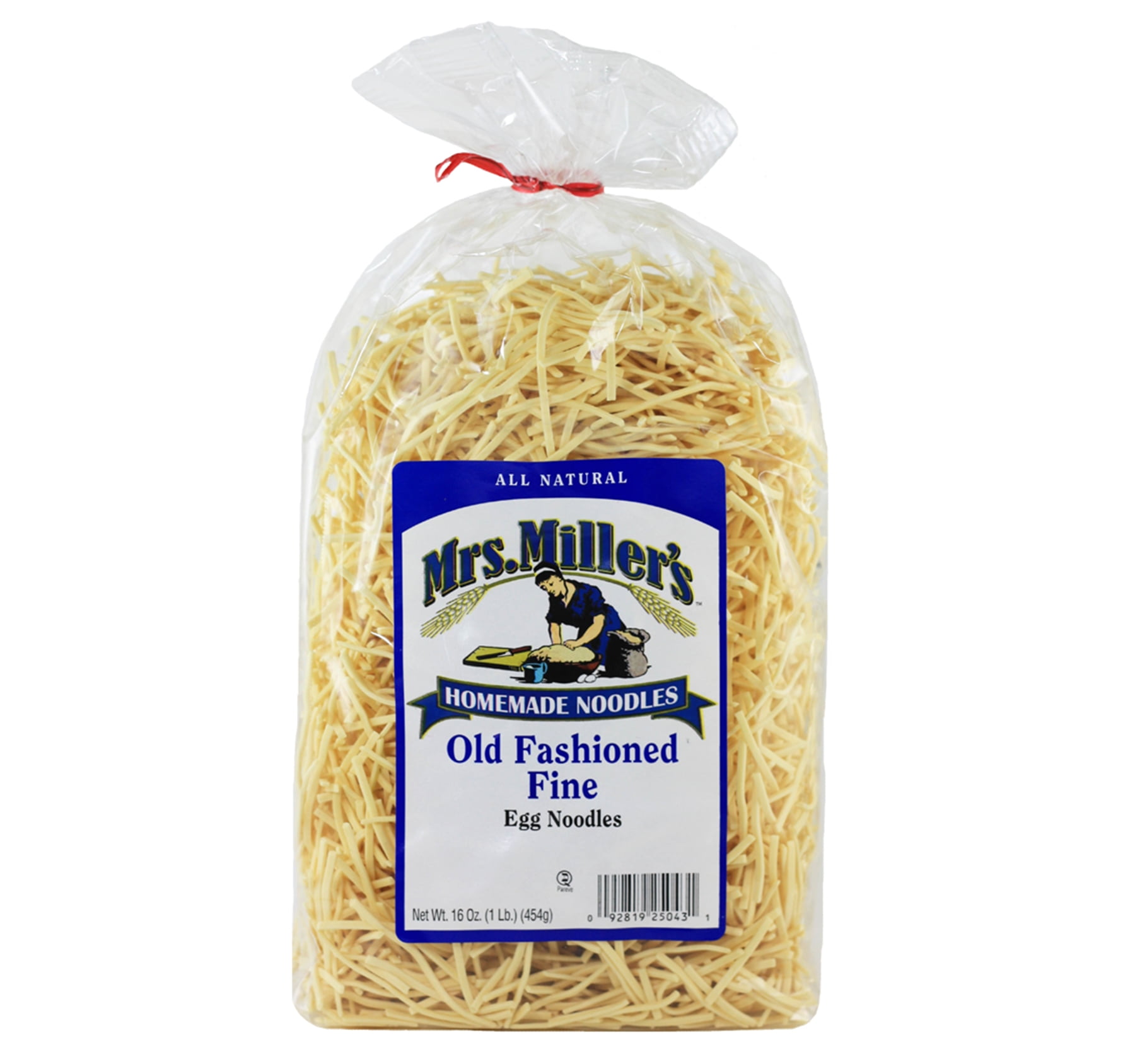 Mrs Millers Old Fashioned Fine Egg Noodles 16 oz. (3 Bags)