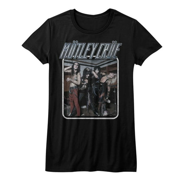 Motley Crue Uncrued Black Junior Women's T-Shirt