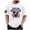 White, variant on 250 Anniversary Usa American Flag Short Sleeve Crew Neck Patriotic Graphic T-Shirts Independence Day Tee Tops (Dark Blue,XL)