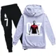 thumbnail image 3 of Ropa para niños Sudadera con capucha y pantalones Traje para niño de 3 a 12 años Sudadera de primavera y otoño Chándal de fútbol CR7 Traje deportivo para vacaciones para niños, 3 of 5