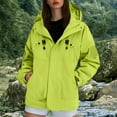 thumbnail image 2 of larppty Women's Rain Jackets Waterproof with Hood Lightweight Rain Suit for Women Loose Trench Coats Outdoor Windbreaker Fall Fashion (Green, XXL), 2 of 9