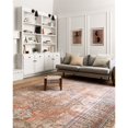 thumbnail image 4 of Loloi Rugs Loren 8'4" x 11'6" Printed Polyester Rug in Terracotta and Blue, 4 of 8
