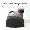 thumbnail image 2 of Reposapiés ergonómico Cushion Lab para debajo del escritorio, taburete de espuma viscoelástica con d, 2 of 7