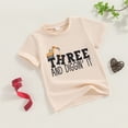 thumbnail image 3 of Okbabeha Toddler Baby Boy Birthday Shirt One Two Three Four Five Short Sleeve Embroidery Tee Shirt Birthday Outfits Clothes, 3 of 7