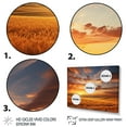 thumbnail image 3 of Designart "Golden Horizon Scenic Sky I" Landscapes Floater Framed Canvas Art Print, 3 of 7