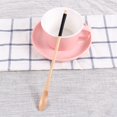 thumbnail image 6 of Tableware,Japanese Style Long Handle Wooden Spoon, 20cm Natural Wood Stirring Spoon for Coffee, Tea, Sugar, Honey, Stir Stick, Eco-Friendly Kitchen Utensil, Minimalist Design, 6 of 9