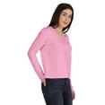 thumbnail image 3 of Inkmeso T-Shirt en Coton à Manches Longues Style de Rue Col Rond pour Femmes, 3 of 7