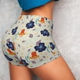 thumbnail image 3 of Picia Flower Leaves Printed Workout Shorts for Women Seamless Scrunch Butt Lifting High Waisted Yoga Gym Booty Running Moisture-wicking Short Pants-X-Large, 3 of 9