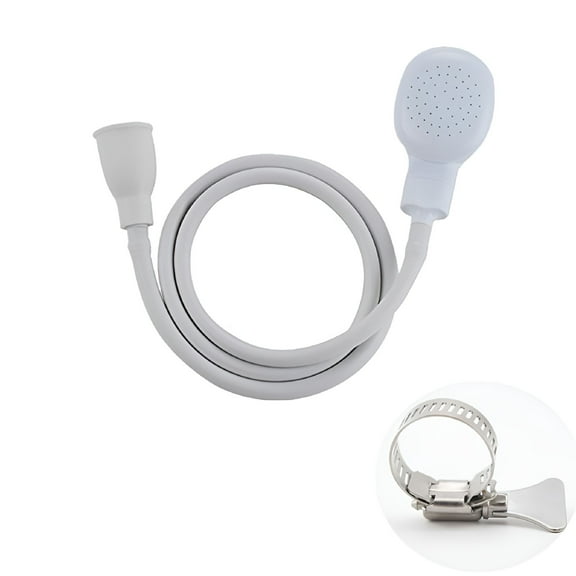 HIBIBUD Pet Shower Spray Hose Bath Tub Sink Faucet Attachment Washing Indoors