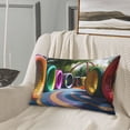 thumbnail image 6 of Haiem Pillowcase for Hair and Skin Queen - Colorful Tire Tunnel Park Printed Soft Pillowcase with Envelope Closure-16"x24", 6 of 8