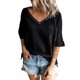 thumbnail image 1 of Camiseta para Mujer,Camiseta para Mujer,Camiseta De Manga Media De Color Puro para Mujer,Camiseta De Verano para Mujer,Diseño Aerodinámico, 1 of 6