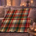 thumbnail image 6 of Autumn Plaid Living Room, Festive autumn celebration Scene, Warm Flannel Blanket for Living Room and Family Room with Detailed Artwork, Art Lovers autumn celebration Gift, Festive Home Decor, 6 of 9