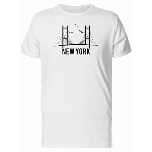 New York Bridge Silhouette Tee Men's -Image by Shutterstock