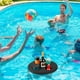 thumbnail image 2 of Soporte Flotante Para Vasos De Piscina, Flotador Para Bebidas De Piscina Con Bandeja Flotante De 5 Orificios Para Fiestas En La Piscina, Playa, Spa, , Herramienta Flotante, 2 of 5
