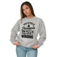 thumbnail image 4 of Like Pineapple Pizza Debate Opinion Unisex Plus Fleece Graphic Sweatshirt Brisco Brands 2X, 4 of 5