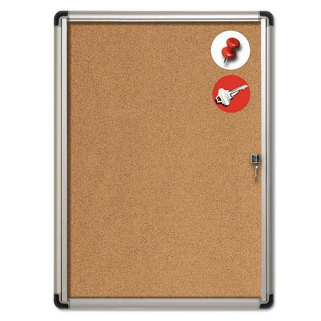 MasterVision VT630101690 28 x 38.25 Po. Tableau de Bord en Liège Mince - Porte Simple