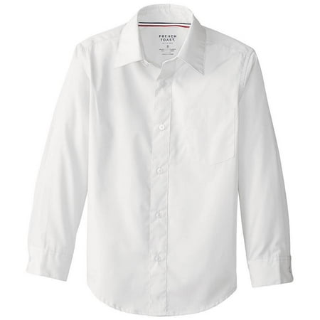 French Toast Boys 4-7 Long-Sleeve Dress Shirt (White 4)