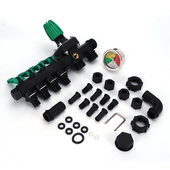 Nimomo Séparateur d'eau Pratique à 4 Voies Séparateur d'eau pulvérisateur agricole vanne de Commande Accessoires pour l'agriculture