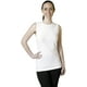 Rosette T-shirt Sans Manches Femme - Coton Col Haut, design Épaule Pleine – image 1 sur 5