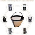 thumbnail image 4 of Filtro de café WEIHJMXG permanente universal dorado con asa, 4 of 5