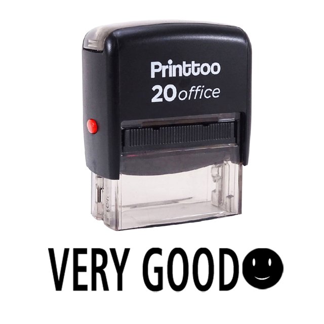 Printtoo VERY GOOD Self Inking Rubber Stamp Office Stationary Stamp-Black