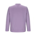 thumbnail image 4 of Aofany Mens Henley Shirts Clearance, Men's Casual Round Neck Pullover Shirt Solid Long Sleeve Pocket Button T-shirts Tops, 4 of 5