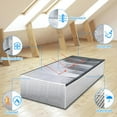 thumbnail image 5 of Attic Door Insulation Cover, 25" x 54" x 11", Stairs Zipper Door for Attic Ladder Pull Down System, Attic Tent Weatherproofing Shield for Summer Heat, Winter Cold, Moisture and Dust, 5 of 5