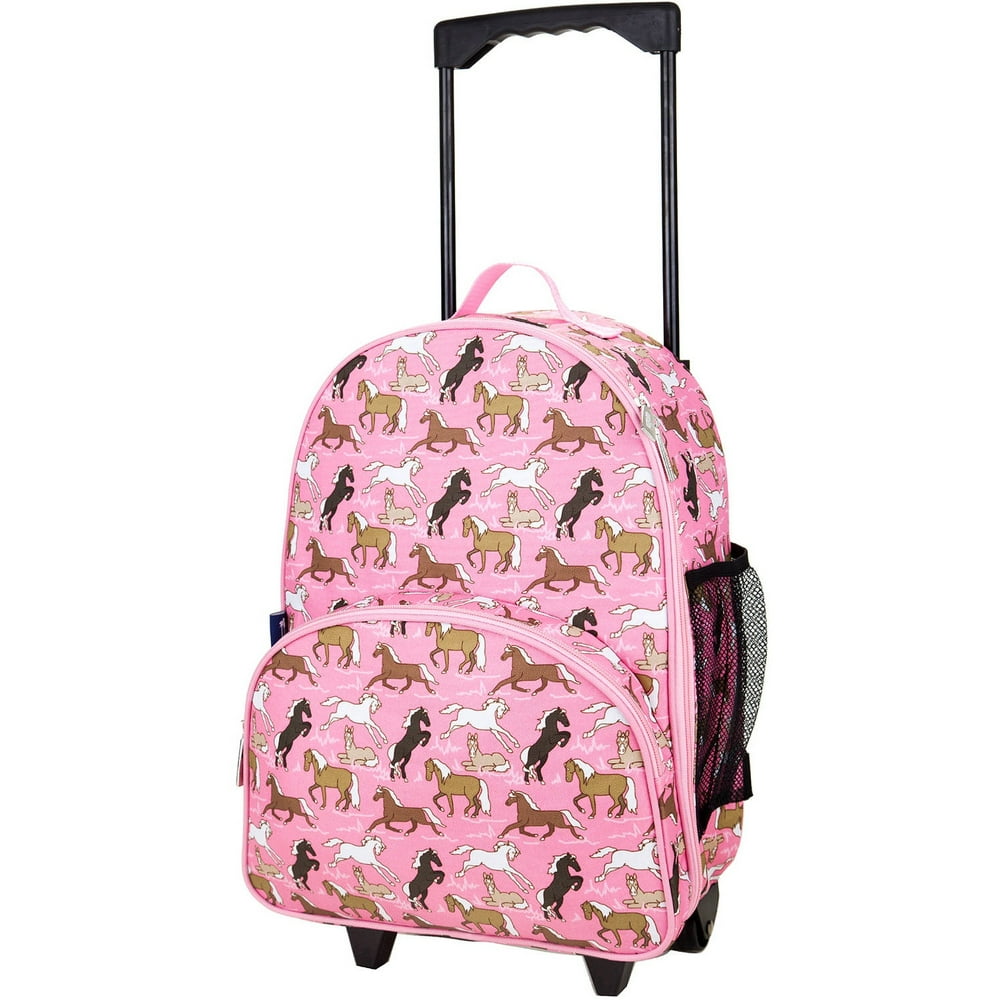Wildkin - Wildkin Horses in Pink Rolling Luggage - Walmart.com