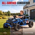 thumbnail image 6 of 36V Ride On Car for Big Kids, Battery Powered Ride on Toy with Bluetooth, Music, Rear Wheel Spring Suspension, Max 9.3 MPH, Kids Electric Vehicle for Boys Girls, 6 of 8
