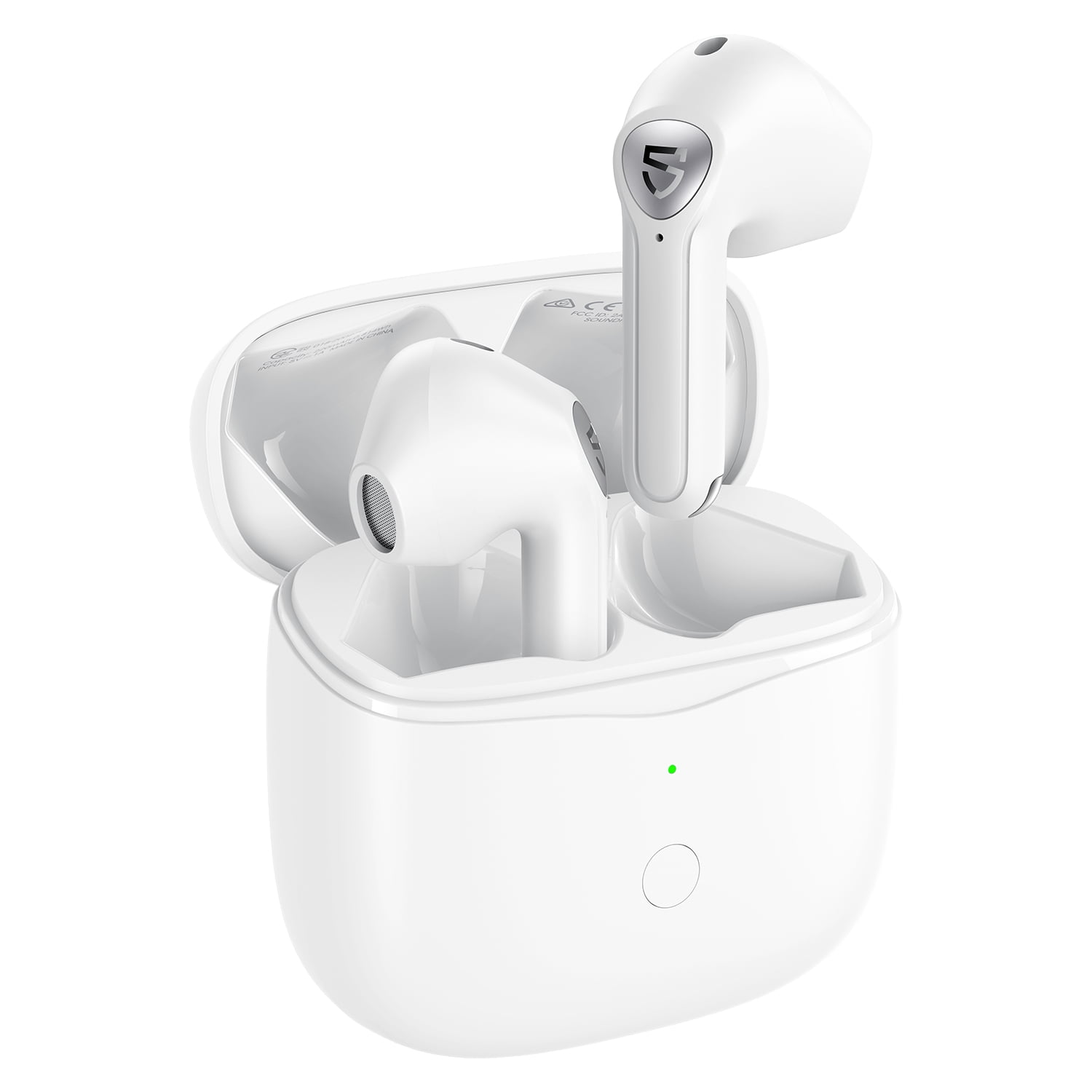 SOUNDPEATS Air3 Wireless Headphones Bluetooth Earbuds in-Ear Earphones  Control Touch with Charging Case, White 