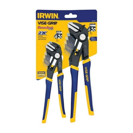 UPC: 0038548996929 | Irwin Tools VISE-GRIP Groovelock Pliers  Straight Jaw 8 & 10 in  1802532