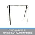 thumbnail image 2 of SSWBasics Single Bar Clothes Rack 60 x 48 Inch - Durable Clothing Rack for Home and Commercial Use  Sturdy Garment Rack for Organized Storage, 2 of 6