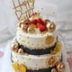 thumbnail image 3 of Bola de oro comestible para decoración de tartas, decoración de donas, postres, dulces, herramienta decorativa, 20g, 3 of 4