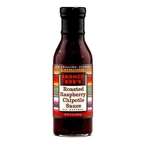 Bronco Bob's Raspberry Chipotle Sauce 5.75 oz each (1 Item Per Order) by