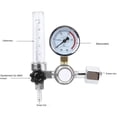 thumbnail image 2 of High-Quality Zinc Alloy Argon Regulator, Piston Type Decompression For Energy Saving MIG TIG Welder Compatibility, 2 of 5