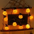 thumbnail image 2 of Halloween light string spider skull ghost holiday decorative lights room atmosphere scene arrangement pumpkin light string, 2 of 5