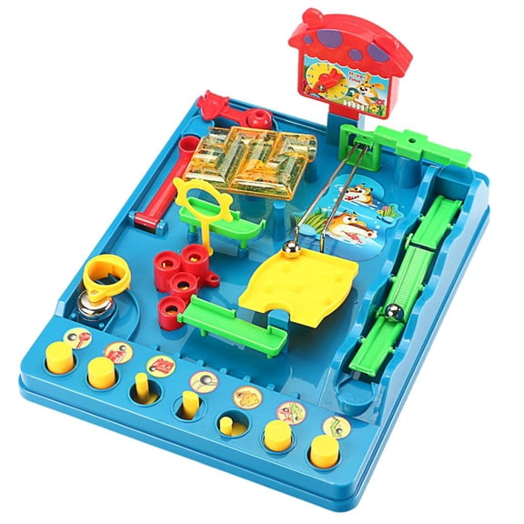 Maze Puzzle Game, Wooden Maze Board Game Learning & Education Toys Fine Motor
