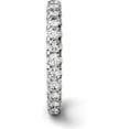 thumbnail image 5 of Charles & Colvard 14K White Gold Forever One 2.2mm Round Moissanite Eternity Band-Size 7 1.04cttw DEW, 5 of 6