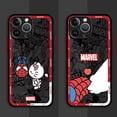 thumbnail image 2 of Funda de teléfono para Apple iPhone 13 Mini 8 Plus 14 Plus 15 Pro Max XR X 12 11 Pro XS Max 7, cubierta mate Marvel Spidermans Hello Kitty, 2 of 5