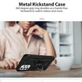 thumbnail image 2 of CoverON For Samsung Galaxy A53 5G Ring Case, Kickstand Rugged Phone Cover Magnetic Car Mount Compatible - Black, 2 of 8