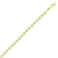 thumbnail image 2 of Moon-Cut Bead Ball Unisex Adult Solid Bracelet 10K Yellow Gold, All Sizes - GOLDUM NYC, 2 of 4